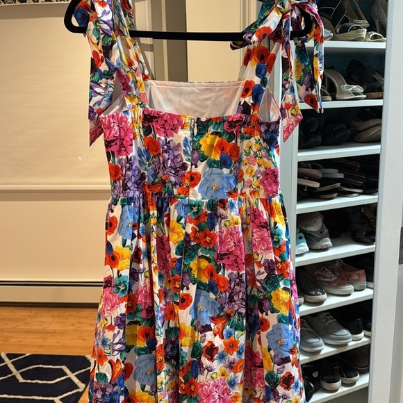 NWOT New York & Company Colorful Floral Dress - Picture 6 of 6